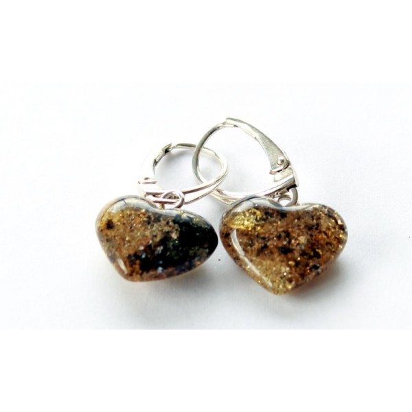 Silver-Amber-earrings